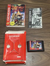 Phantasy Star IV (Sega Genesis, 1994) Complete: Manual, Game, and Box 