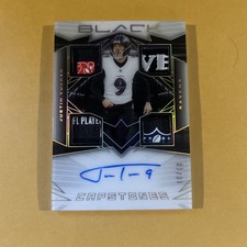 Panini Black, Justin Tucker Capstones Auto. 4 SICK PATCHES /10