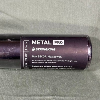 StringKing Metal Pro BBCOR 32/29 Baseball Bat 2 5/8  Alloy NEW Open Box w/Labels