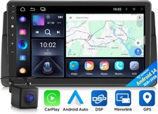Per BMW 3er E46 9" Android 14 Autoradio Auto GPS Navi CarPlay Radio Stereo WiFi