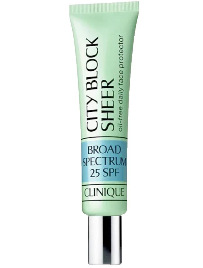 Clinique City Block Sheer SPF 25 безмасляный солнцезащитный крем для лица 1,4 унции / 40 мл ежедневно - Изображение 2 из 4