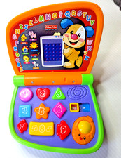 Fisher Price Laptop Laugh  Learn Smart Screen Bilingual Educational Toy 6 Mo 