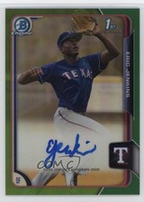 Eric Jenkins Bowman 2015 Green Refractor /99 Auto