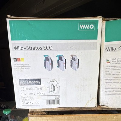 Wilo Stratos ECO Circulator Pump Bronze 5.8W 115V 6 3/8in 4117300