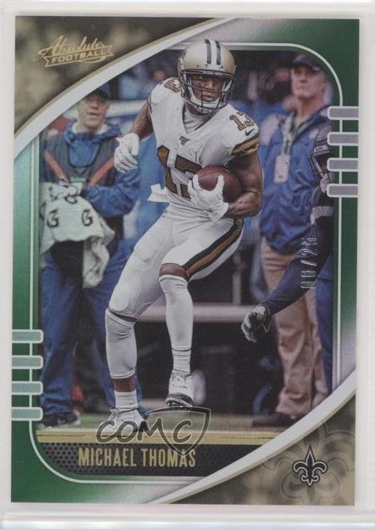 2020 Panini Absolute Spectrum Green 8/25 Michael Thomas #71 uk2