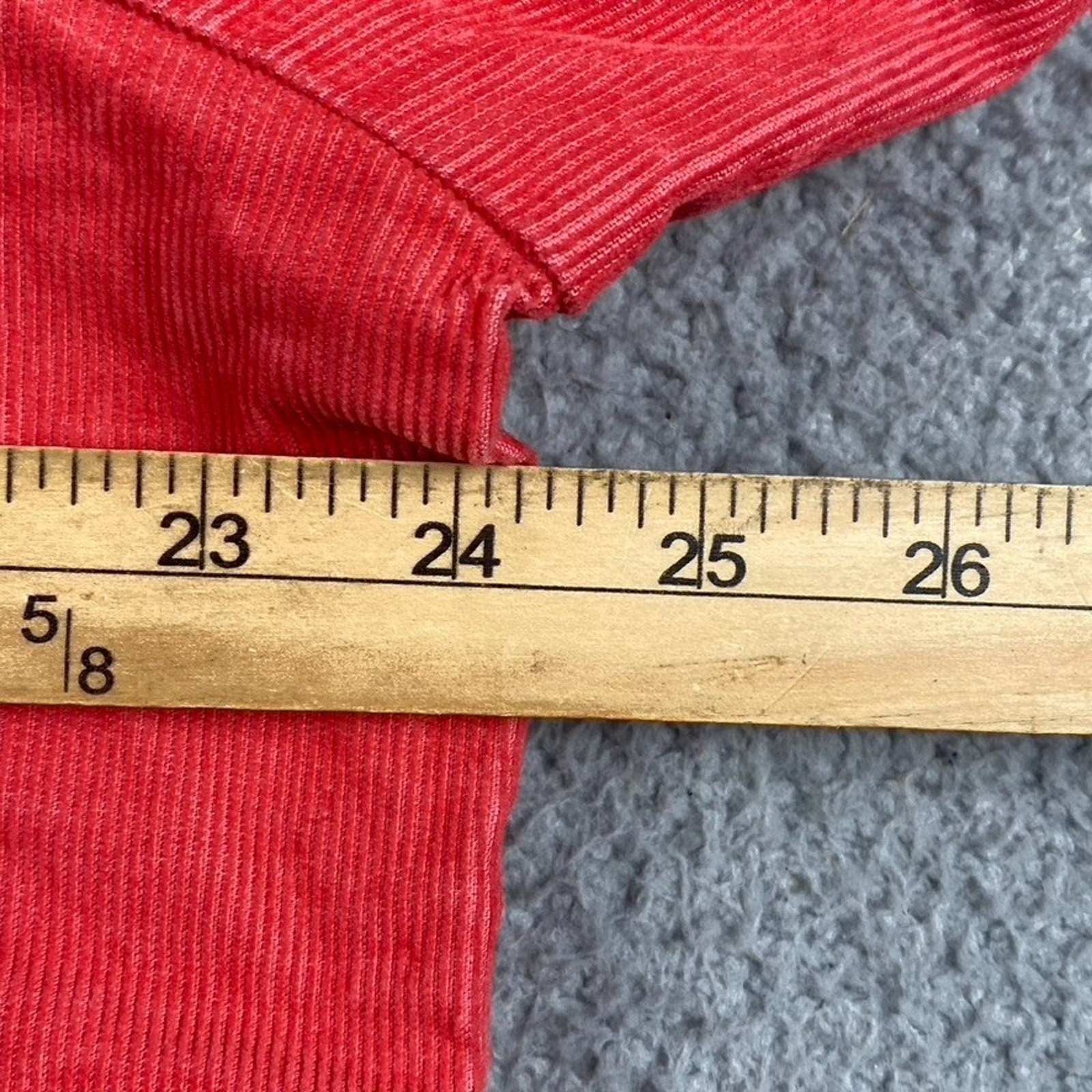 L.L. Bean Women's Pink Corduroy Jacket Size 20W Button Front Causal Coat