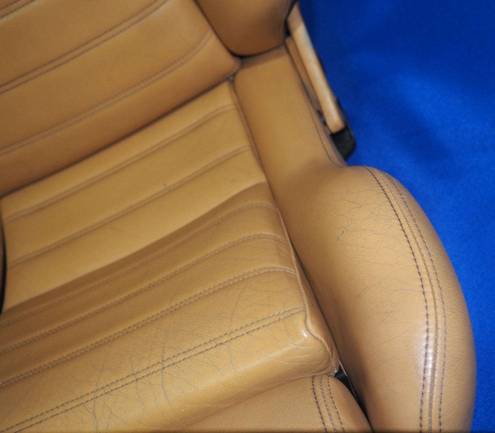 1995-1999 Ferrari F355 Right Passenger Seat Beige Good Condition OEM Complete