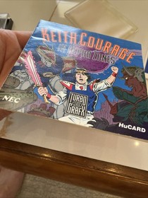 Keith Courage in Alpha Zones TURBOGRAFX-16 CIB Complete w Manual Tested TG 16