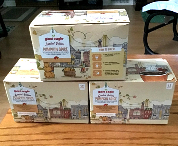 Café especias calabaza distrito mercado edición limitada 3 ~ 12 tazas Keurig tostadas ligeras