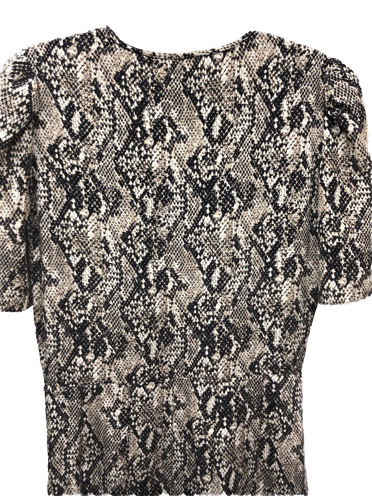 Veronica Beard Ried Python Print  Dress Short Flu… - image 11