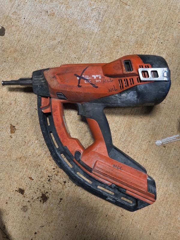 Hilti GX 120 Gas Powered Actuated Fastener Nail Gun For Parts 