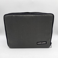 Case Logic CD Carry Bag Gray with Handle, Holds 26 Total, 22 Single 4 Doubles