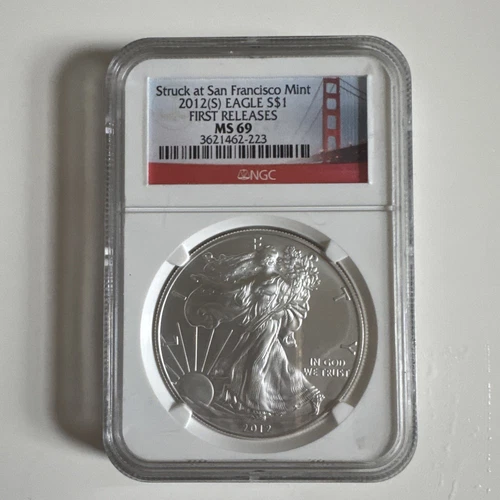 2012-(S) Silver American Eagle NGC MS70 SAE ASE $1