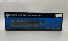 HP Wired Desktop Mouse and Keyboard C2500 - Tested