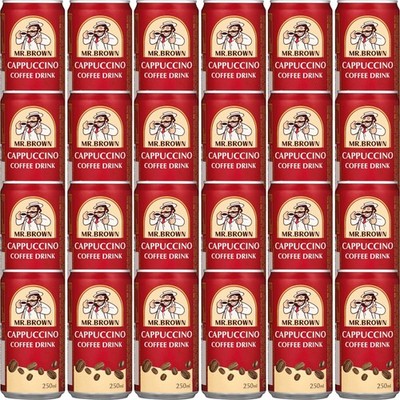 Mr. Brown Coffee Drink Cappuccino 24x0,25l Dosen