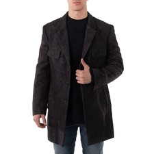 Yohji Yamamoto Indian Jacquard Transforming Collar Jacket, Brand Size 2 Medium