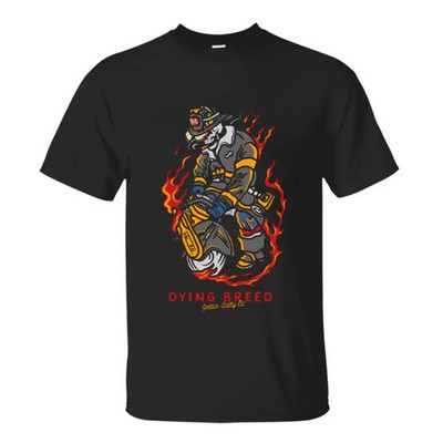 Dying Breed Firefighter T-Shirt, Bold Firefighter Graphic Tee, Soft Cotton Blend