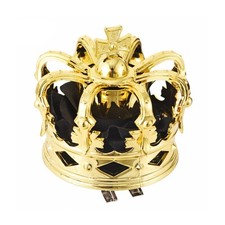 Crown Hair Clip Cutout Mini Crown with Clip Lightweight for Weddings