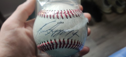 Ken Griffey Jr Signed Baseball & The Franchise Ken Griffey Jr #858 card