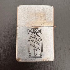 Zippo Lighter Vietnam War 1971 US Airborne Badge Minted New