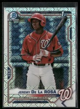 2021 Bowman #BCP-25 Jeremy De La Rosa Chrome Prospects Mojo Refractor
