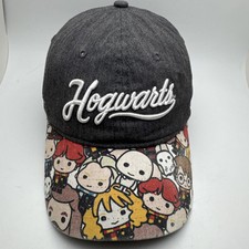 Harry Potter Hogwarts Gray Strapback Hat Cap GR41