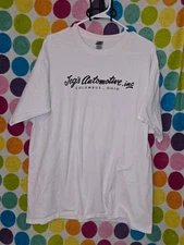 White Jegs Automotive Tshirt Men's 2XL