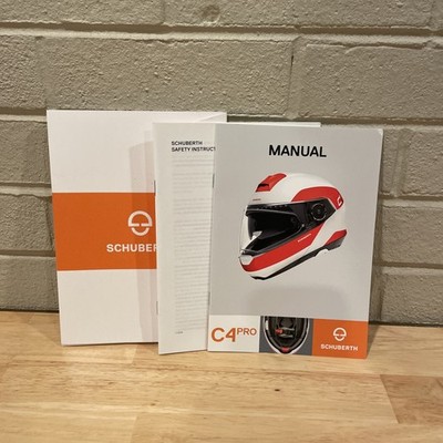 Schuberth C4 PRO Manual And Safety Instructions Only