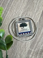 Longaberger 2003 Bee Basket Pewter Square Tie On "Love It Live It Share It"