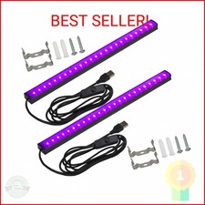 Black Light Bar 10W UV Blacklight Strip for Glow Party: 1ft USB Portable LED Par