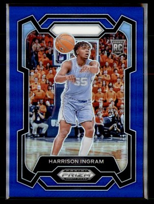 Harrison Ingram 2024 Panini Prizm Draft Picks Prizms Blue #/199 #84 Rookie