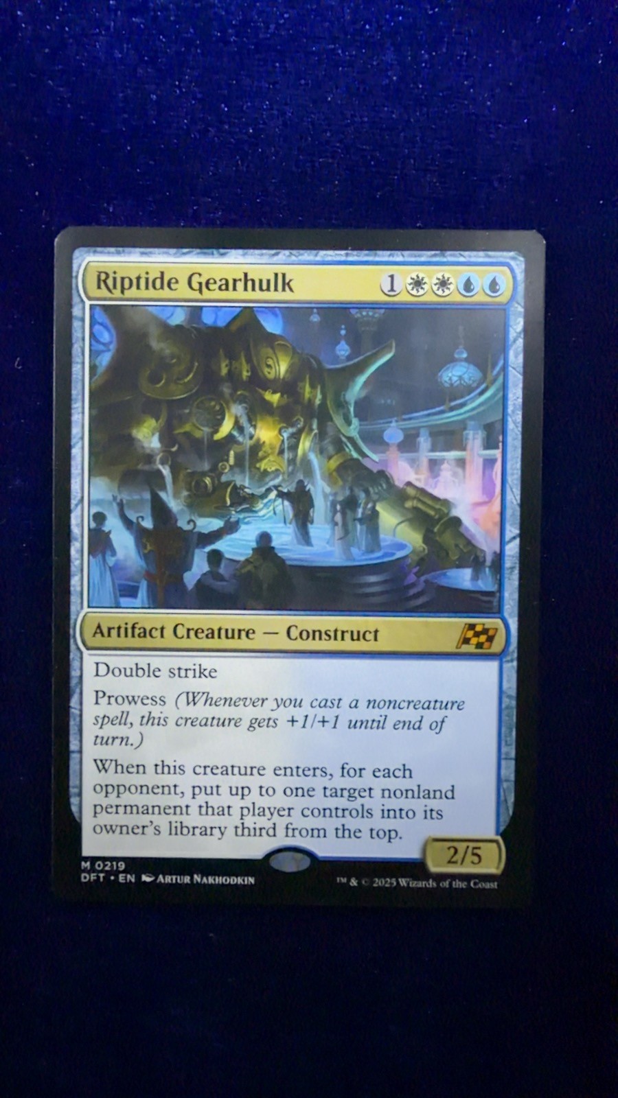 Riptide Gearhulk 219 Mythic Aetherdrift Magic: The Gathering 2025 Near Mint