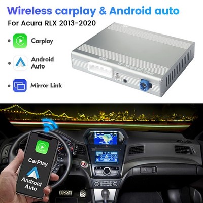 Wireless CarPlay Android Auto Interface Kit Module Box For Acura RLX 2013-2020