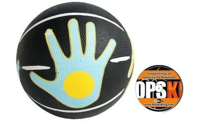 Skill Shooter Basketball, Basketball with Hands On It, (Regulation 29.5'')