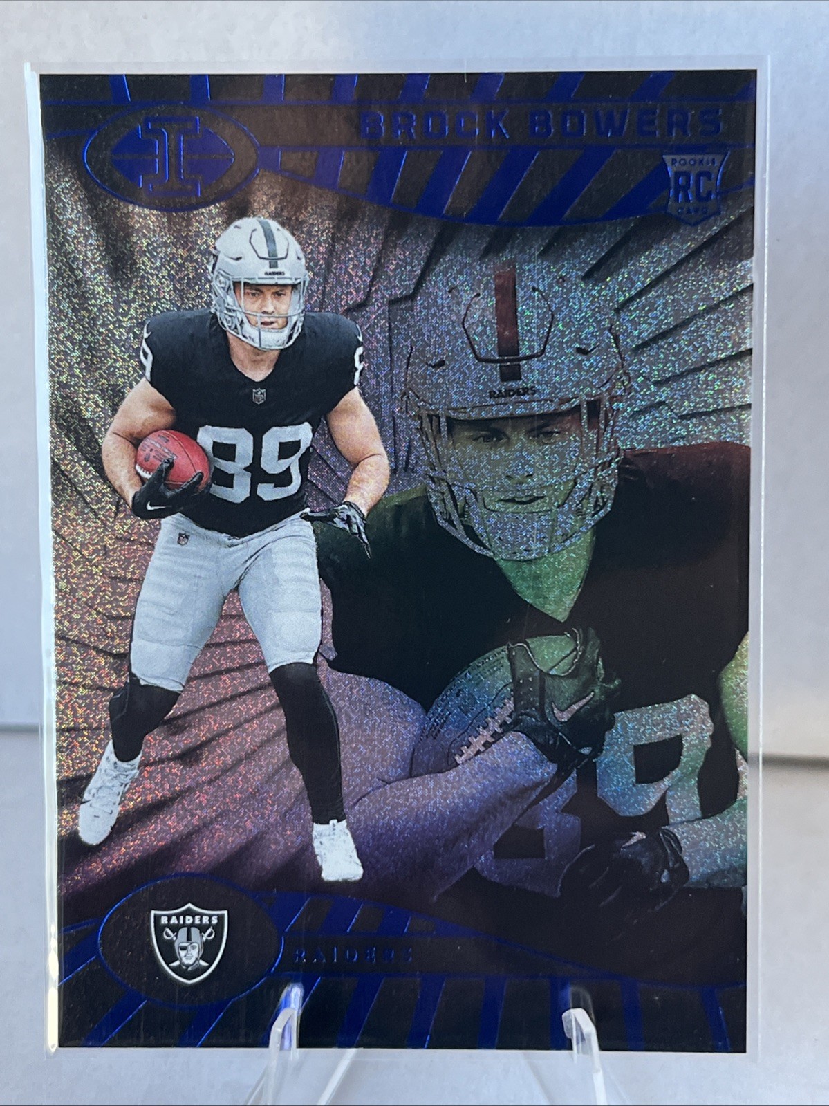 2024 Panini Illusions - Brock Bowers #47 Trophy Collection Dots (RC)