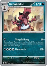 Krookodile 66/94 Reverse Holo | Phantasmal Flames | Pokemon Card