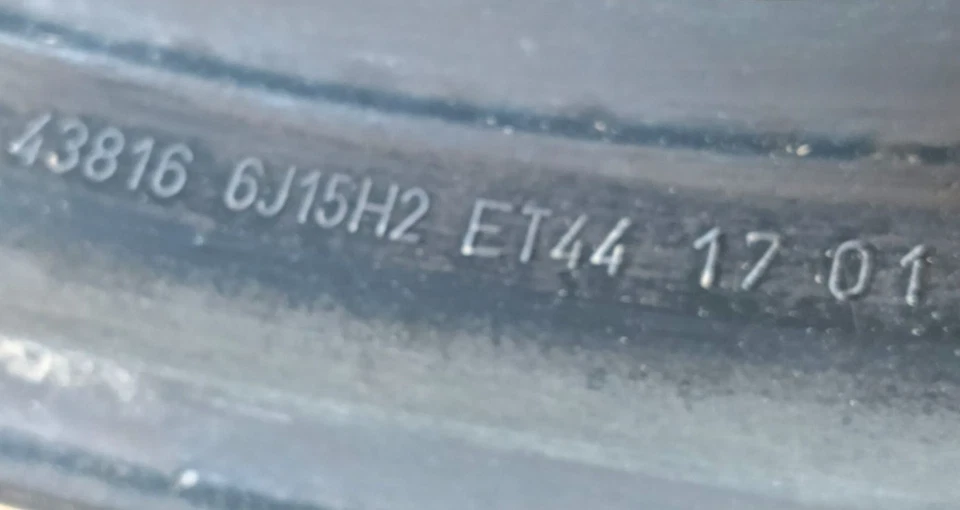 403005665R LLANTA / 6JX15 / ET44 / 2044375 PARA RENAULT KANGOO / GRAND KANGOO II - Imagen 3 de 4