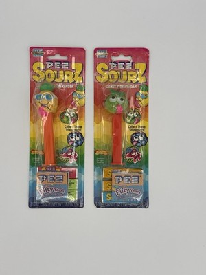 PEZ Sourz Dispenser Lot MOC Slovenia Hungary Rare Sour Apple Pineapple Vintage