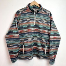 Ariat Caldwell 1/4 zip Southwest Pullover Large Gorpcore Granola Aztec Outdoors