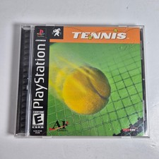 Tennis (Sony Playstation 1, 2001) PS1 Black Label Complete with Manual TESTED