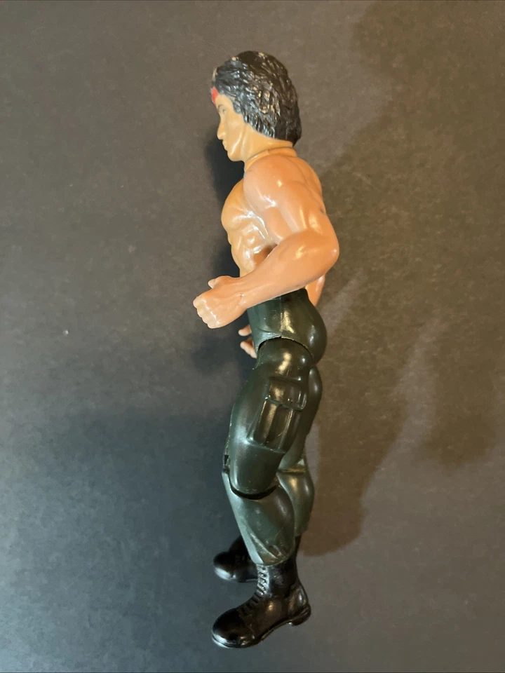 Figura de acción vintage John Rambo TFOF COLECO serie 1 1985 1986 BONITA H8 949E Foto 3 de 4