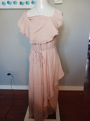 Beautiful City Chic Maxi Miss Jessica Ballet Pink Dress  Size S/16