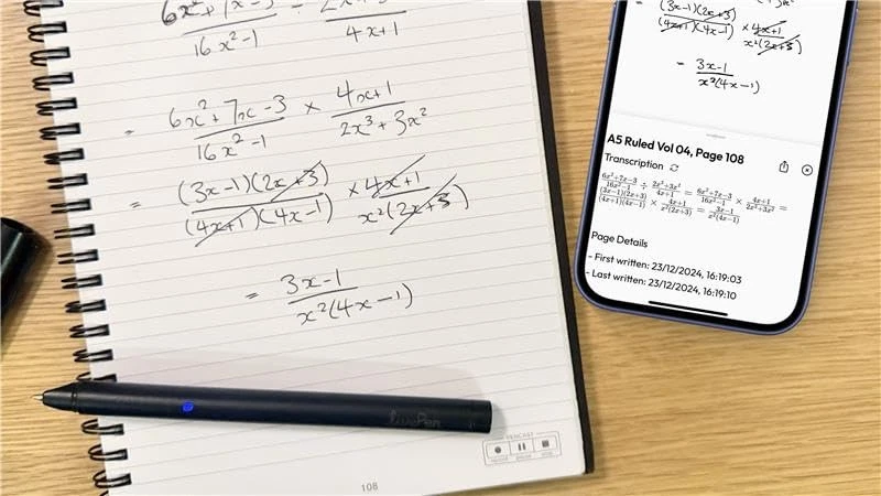 LivePen Starter Set | Sync Real Ink and Paper Notes to Phone, Web, Tablet, De... - Image 4 of 4