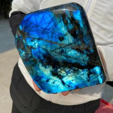 4.9lb Natural Labradorite Gorgeous Feldspar Crystal freeform Specimen Healing