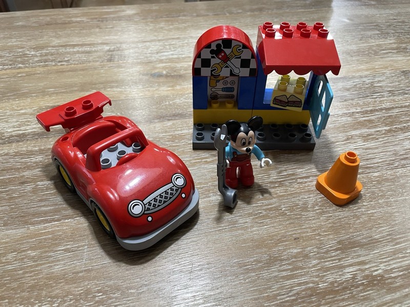 Duplo Lego Mickey Mouse Clubhouse 10829 Car And Workshop