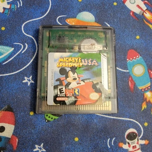 Nintendo Game Boy Color Game : Mickey's Speedway USA (TESTED & WORKS)