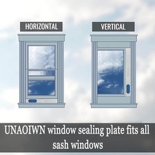 A-Universal Air Conditioner Window Vent Kit PVC Easy InstallationA