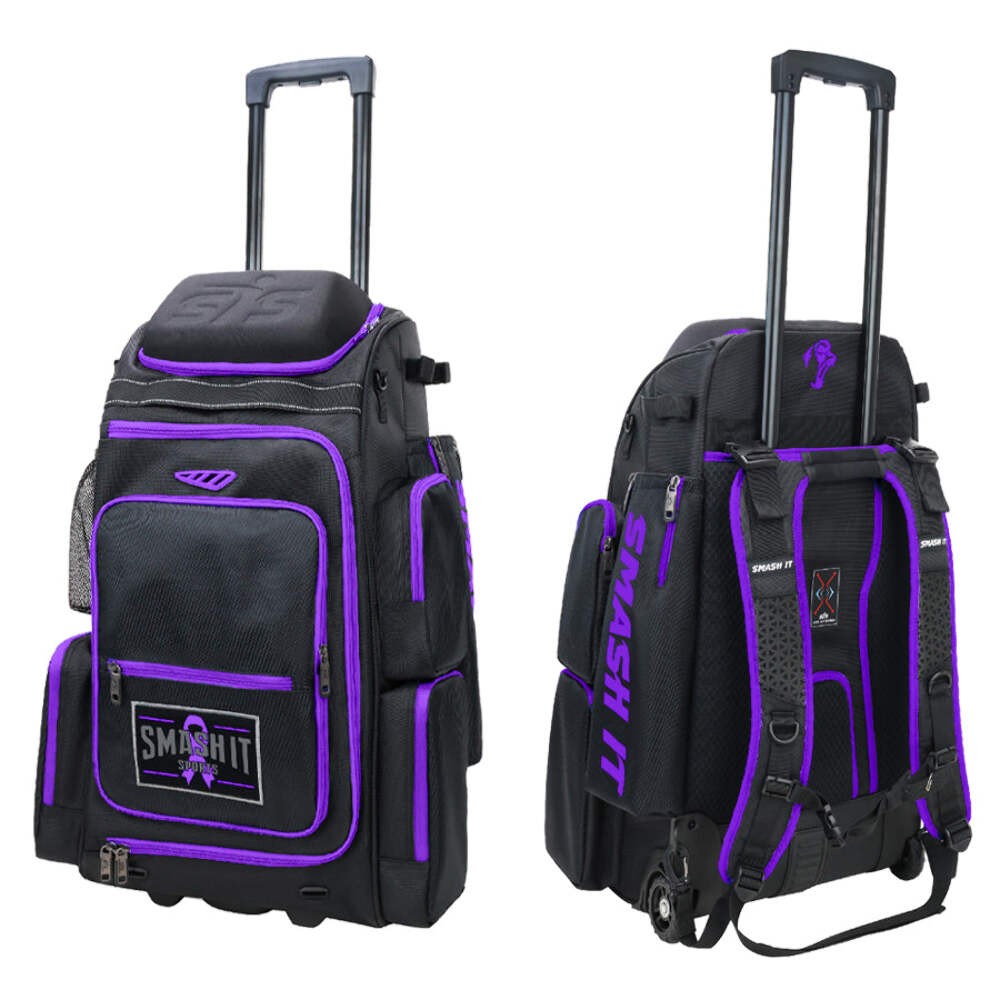 2025 Smash Ops Lil' Guerrilla Hybrid Roller/Bat Pack Bag - Purple