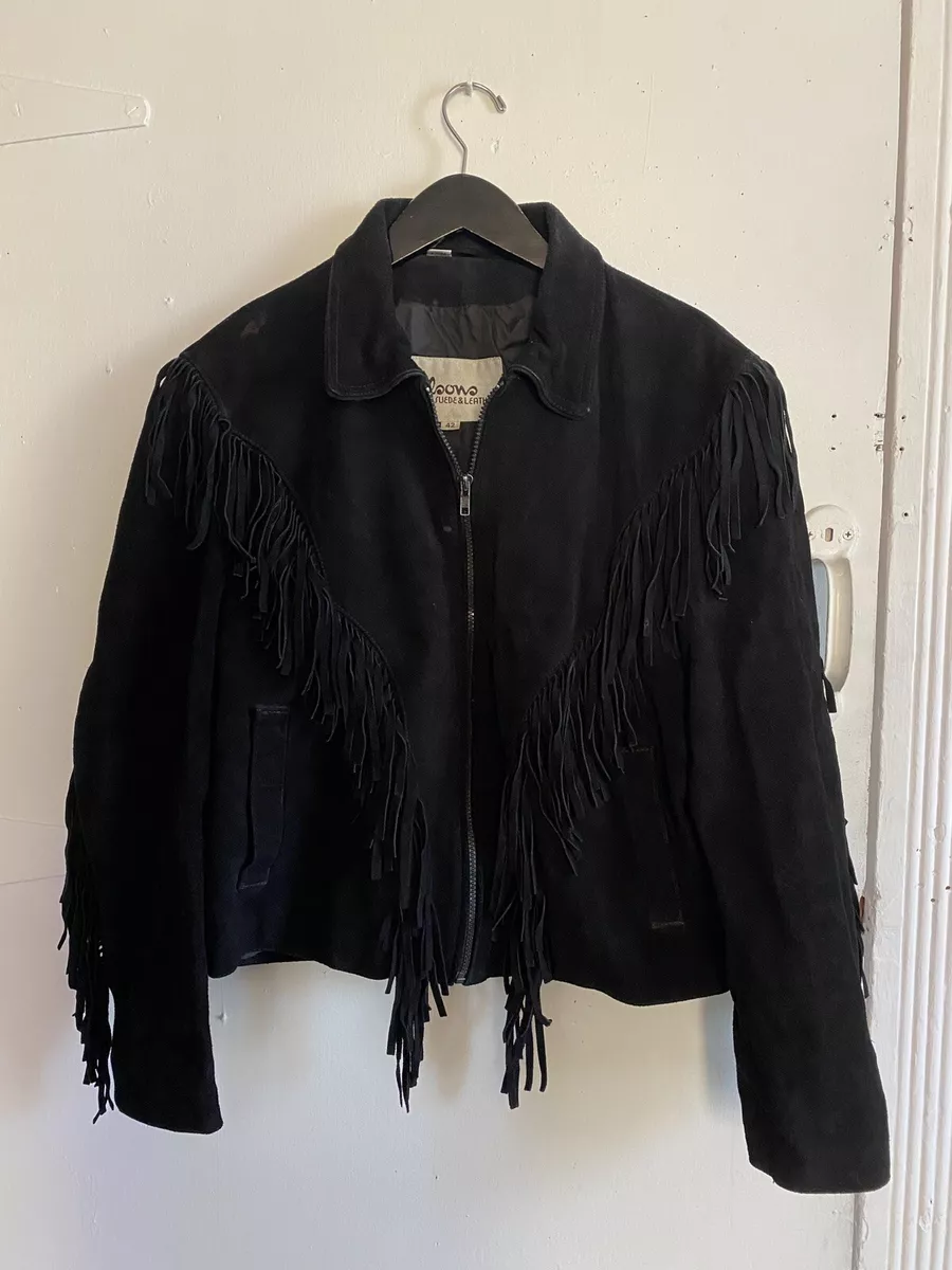 Wilson leather fringe online jacket