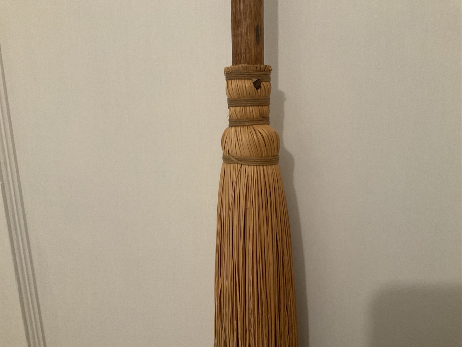 VERMONT HAND MADE NATURAL BRISTLE BROOM FIREPLACE HEARTH DECOR WHISK